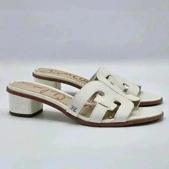 Sam Edelman white sandals, 7 1/2 - Picture 5 of 9